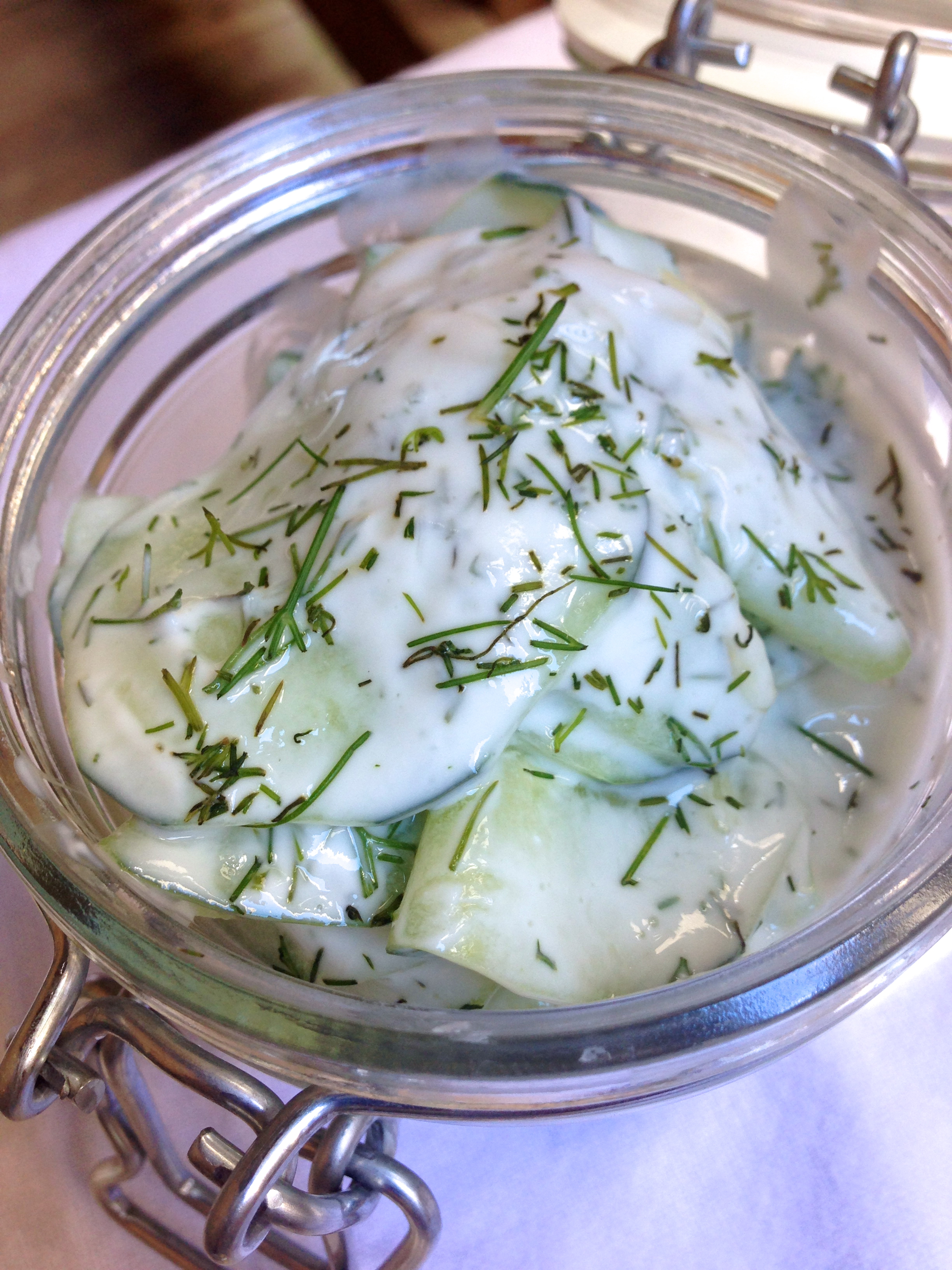 German Cucumber Salad Gurkensalat Kitchen Nomad