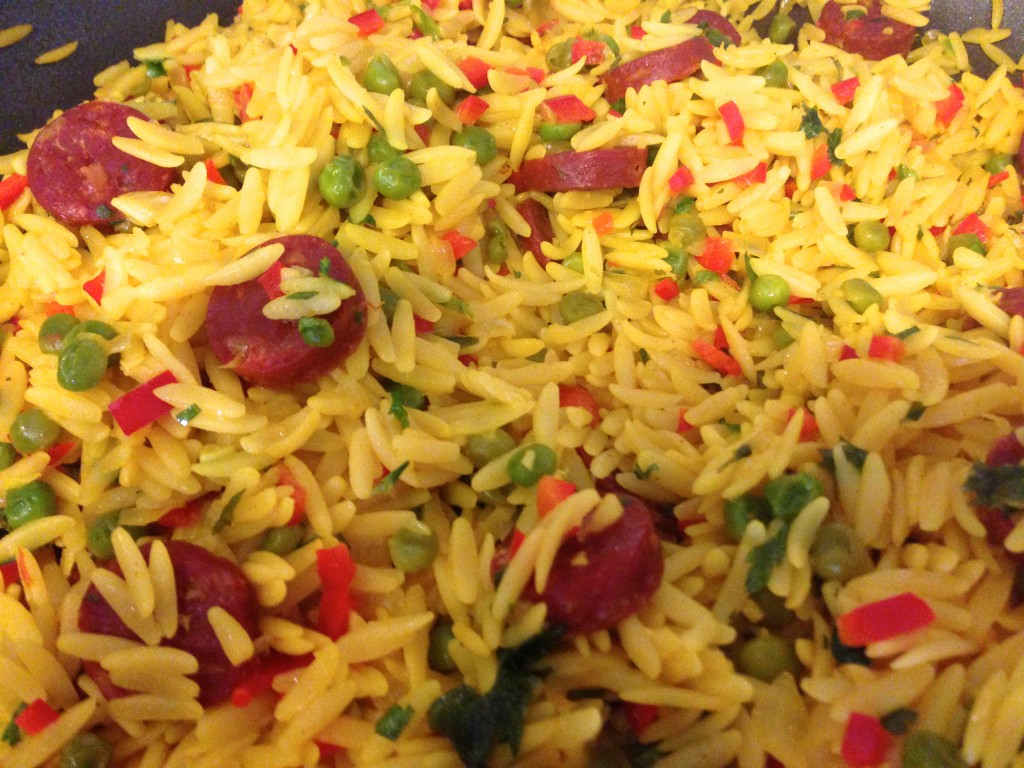 Saffron Orzo via Kitchen Nomad