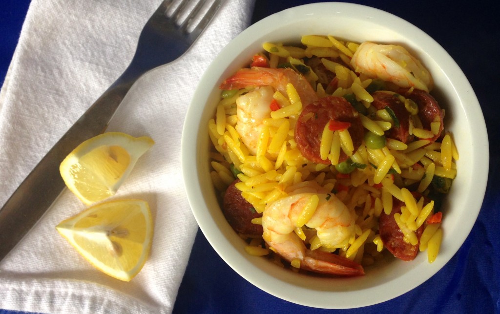 Saffron Orzo via Kitchen Nomad