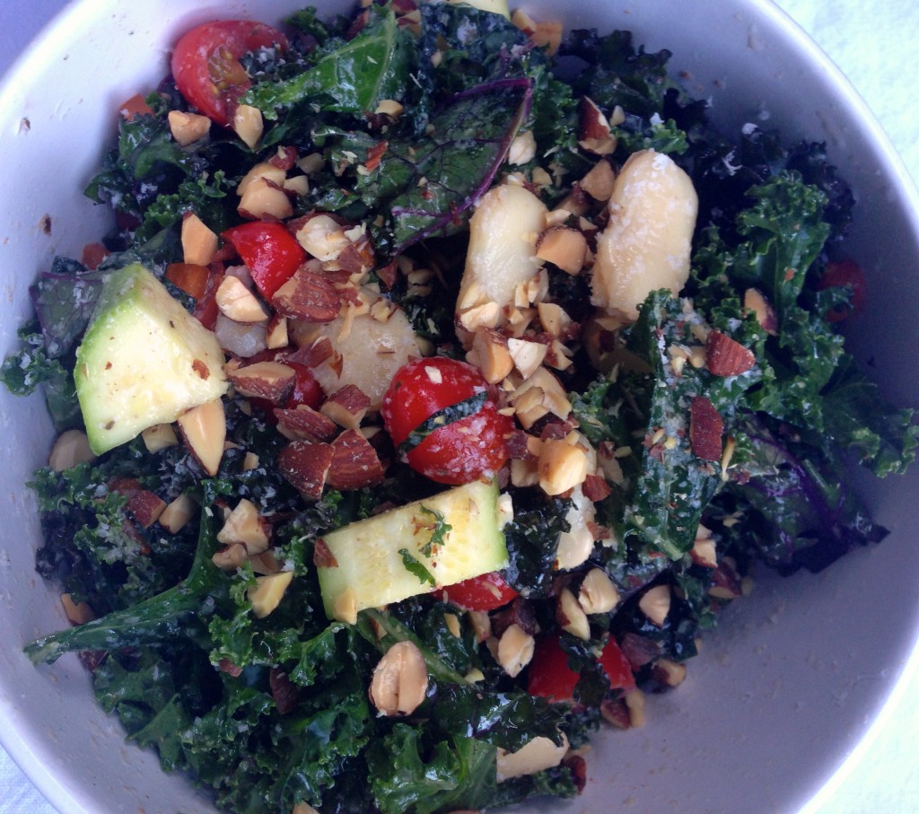 Kale & Zucchini Salad via Kitchen Nomad