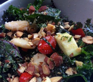 Kale & Zucchini Salad via Kitchen Nomad