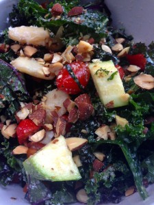 Kale & Zucchini Salad via Kitchen Nomad